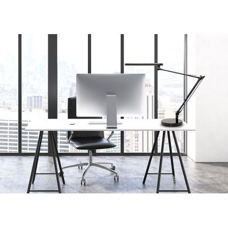 Unilux Mamboled Lámpara de Escritorio LED Negro/madera